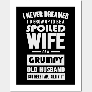 FUNNY GRUMPY OLD HUSBAND Posters and Art